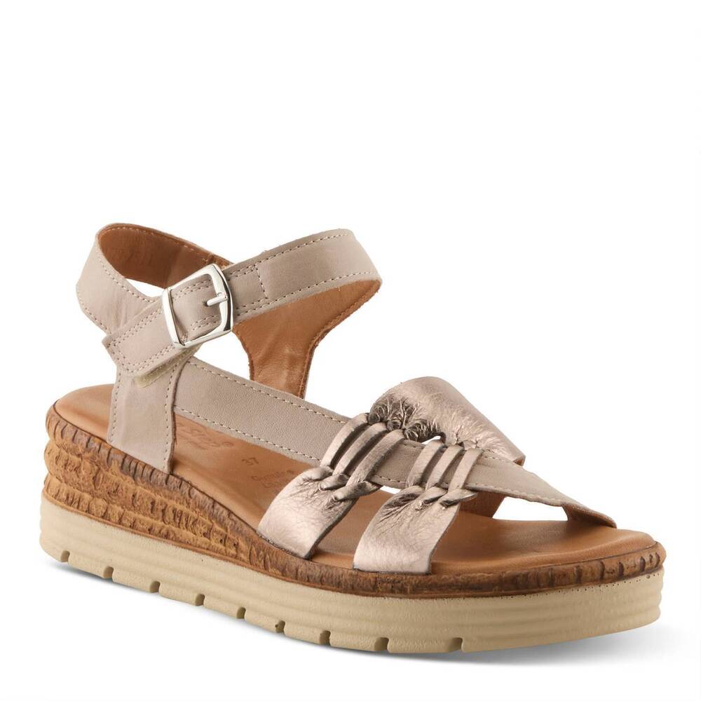 NEW SPRING STEP SHOES women's kirra sandal in stone multi